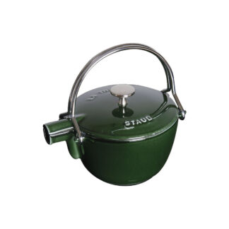 [:en]Staub Green Cast Iron Tea Kettle 1.15 L[:ka]თუჯის ჩაიდანი მწვანე 1.15 ლ Staub[:]