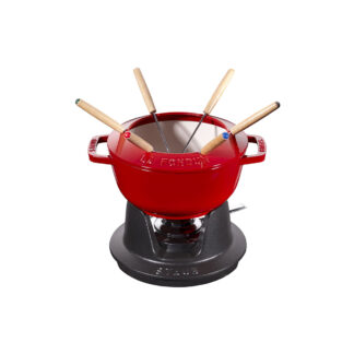 [:en]Staub Fondue Set 18  CM[:ka]ფონდიუს მოსამზადებელი ჭურჭელი, თუჯის 18 სმ Staub[:]