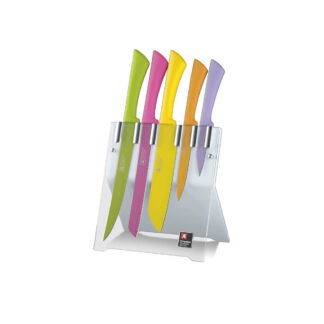 [:en]Richardson Sheffield  Love Colours Knife Block Set 5 PCS[:ka]ნაკრები დანების 5 ცალი Love Colours Richardson Sheffield[:]