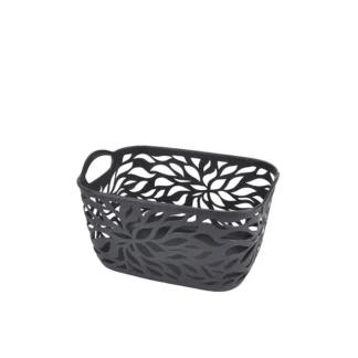 [:en]U10 Homea Essentiel Vegetal Pattern Laundry Basket 35x25.5 CM[:ka]სარეცხის სათავსო ფოთლების გამოსახულებებით 35x25.5 სმ Vegetal Pattern Homea Essentiel U10[:]