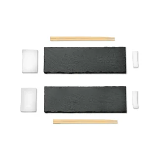 [:en]Kesper Serving Slate Plate For Serving 30x10 CM[:ka]თეფში/ლანგარი სუშის სერვირებისთვის ფიქალის ქვის 30x10 სმ Kesper[:]