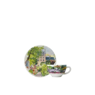 [:en]Gien Paris Giverny Cap And Saucer 190 ML[:ka]ფინჯანი ლამბაქით 190 მლ Paris Giverny Gien[:]