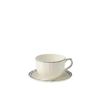 [:en]Gien Filet Acapulco Cup With Saucer 380 ML[:ka]ფინჯანი ლამბაქით 380 მლ Filet Acapulco Gien[:]