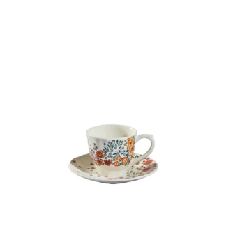 [:en]Gien Poesie Cup With Saucer 175 ML[:ka]ფინჯანი ლამბაქით 175 მლ Poesie Gien[:]