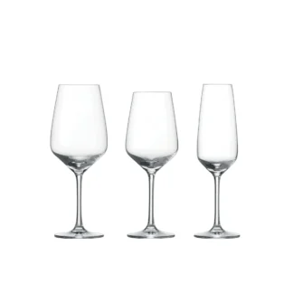 [:en]Schott Zwiesel Taste Red, White, Champagne Glasses Set 1x18[:ka]ნაკრები ჭიქების თეთრი ღვინის, წითელი ღვინის, შამპანურის 1x18 Taste Schott Zwiesel[:]