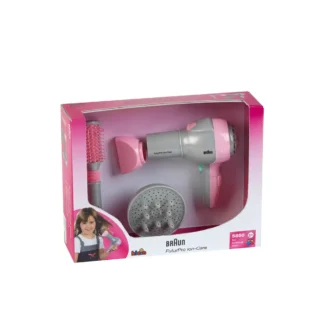 [:en]Klein-Braun Hair Dryer With Diffuser And Brush[:ka]თმის საშრობი აქსესუარებით Braun Klein[:]