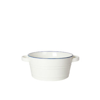 [:en]Super Nostalgia Bowl White With Blue Detail 20 CM[:ka]ფიალა თეთრი ფერის ლურჯი დეტალით 20 სმ Nostalgia Super[:]